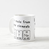 Tyne Periodenname Tasse (Vorderseite Links)