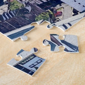 Tynecastle Stadion Edinburgh Luftbild Kunst Puzzle (Seite)