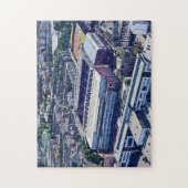Tynecastle Stadion Edinburgh Luftbild Kunst Puzzle (Vertikal)