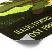 TYNEMOUTH Cullercoats LNER Eisenbahn Vintage Poster (Ecke)