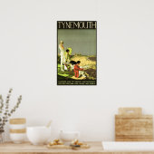 TYNEMOUTH Cullercoats LNER Eisenbahn Vintage Poster (Küche)