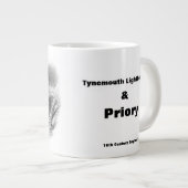 Tynemouth Lighthouse and Harbour Jumbo-Tasse (Vorderseite Rechts)