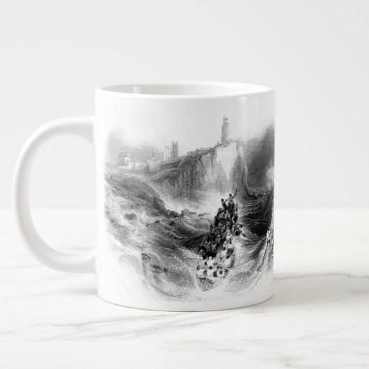 Tynemouth Lighthouse and Harbour Jumbo-Tasse (Links)