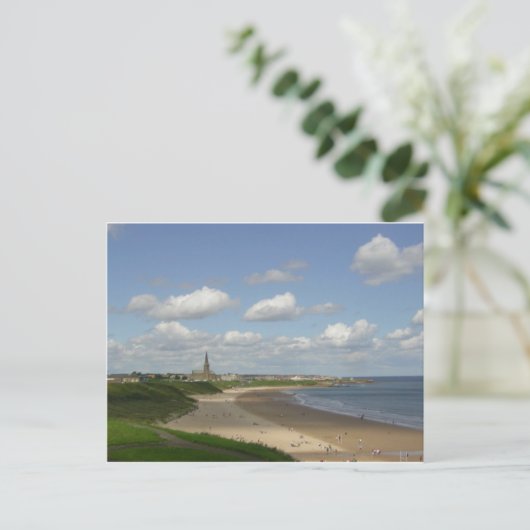 TYNEMOUTH LONGSANDS POSTKARTE (Stehend Vorderseite)