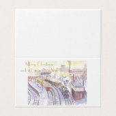 Tynemouth Station Weihnachtskarten (Außenseite Aufgefaltet)