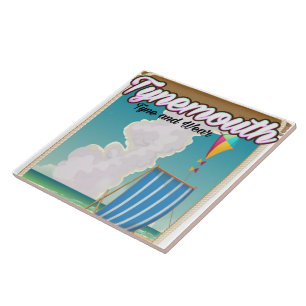 Tynemouth Tyne and Wear, Reiseplakat Fliese