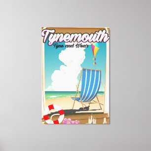 Tynemouth Tyne and Wear, Reiseplakat Leinwanddruck