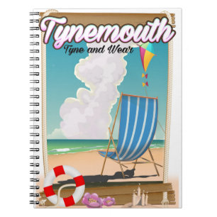 Tynemouth Tyne and Wear, Reiseplakat Notizblock