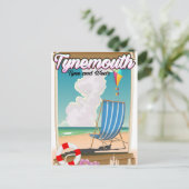 Tynemouth Tyne and Wear, Reiseplakat Postkarte (Stehend Vorderseite)