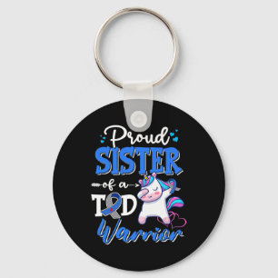 Typ 1 Diabetes Awareness Proud Schwester des A T1d Schlüsselanhänger