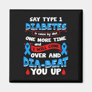Typ 1 Diabetes-Bewusstsein 1 Magnet