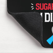 Typ-1-Diabetes-Bewusstsein Bitte verzuckern Sie ni Mousepad (Ecke)