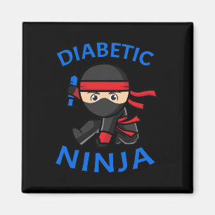 Typ-1-Diabetes-Bewusstsein Diabetischer Ninja T1d  Magnet