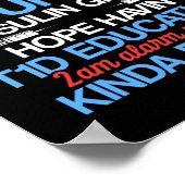 Typ 1 Diabetes Bewusstsein Mama T1d Warrior Surviv Poster (Ecke)