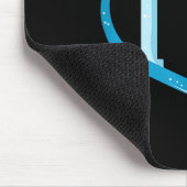 Typ-1-Diabetes-Bewusstsein Mousepad (Ecke)