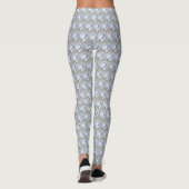 Typ 1 Diabetes-Bewusstsein Ribbon Angel Leggings (Rückseite)