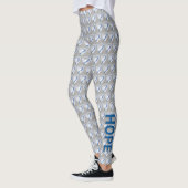 Typ 1 Diabetes-Bewusstsein Ribbon Angel Leggings (Links)