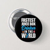 Typ 1 Diabetes Bewusstsein Schnelle Saftbox Geträn Button (Vorne & Hinten)