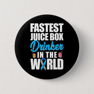 Typ 1 Diabetes Bewusstsein Schnelle Saftbox Geträn Button