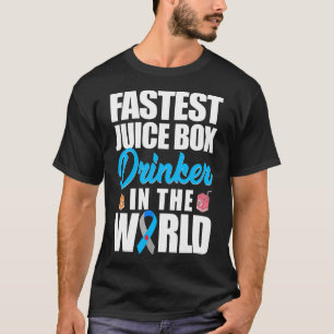 Typ 1 Diabetes Bewusstsein Schnelle Saftbox Geträn T-Shirt