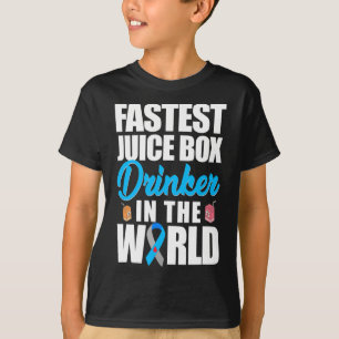 Typ 1 Diabetes Bewusstsein Schnelle Saftbox Geträn T-Shirt