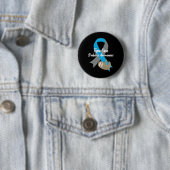 Typ 1 Diabetes-Bewusstsein Spaß-Sloth und Band T Button (Beispiel)
