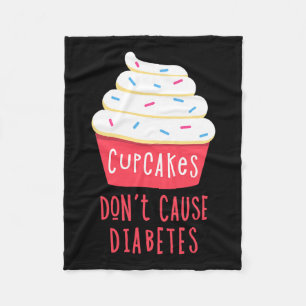 Typ-1-Diabetes-Bewusstsein - Spaß Typ-1-Diabetiker Fleecedecke