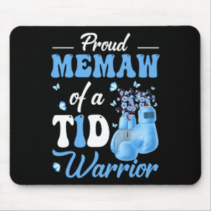 Typ 1 Diabetes-Bewusstsein stolz Erinnerung an ein Mousepad