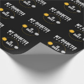 Typ 1 Diabetes-Bewusstsein T1D Diabetiker Geschenkpapier (Ecke)