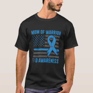 Typ-1-Diabetes-Bewusstsein T1D Mutter eines Kriege T-Shirt
