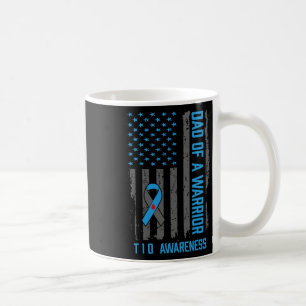 Typ 1 Diabetes-Bewusstsein T1d-Vater des Warriorty Kaffeetasse