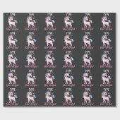 Typ 1 Diabetes Bewusstsein Unicorn Diabetiker Geschenkpapier (Flach)