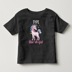Typ 1 Diabetes Bewusstsein Unicorn Diabetiker Kleinkind T-shirt