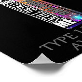 Typ 1 Diabetes-Bewusstsein - Weihnachtsgeschenk Poster (Ecke)