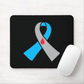 Typ-1-Diabetes-Bewusstseins-Schleife Bydge Mousepad (Mit Mouse)