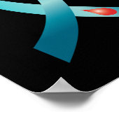 Typ-1-Diabetes-Bewusstseinsstufe Diabetes Typ-1-Di Poster (Ecke)