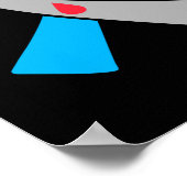 Typ-1-Diabetes-Bewusstseinsstufe Diabetes Typ-1-Di Poster (Ecke)