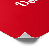 Typ 1 Diabetes Elefant of Awareness and Hope Poster (Ecke)