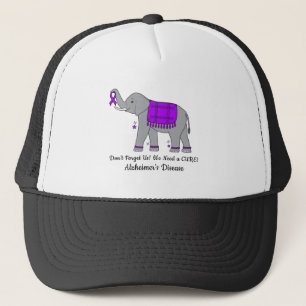 Typ 1 Diabetes Elefant of Awareness and Hope Truckerkappe