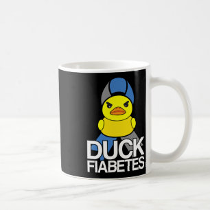 Typ-1-Diabetes-Enten-Fiabetes-T1d-Bewusstsein Kaffeetasse