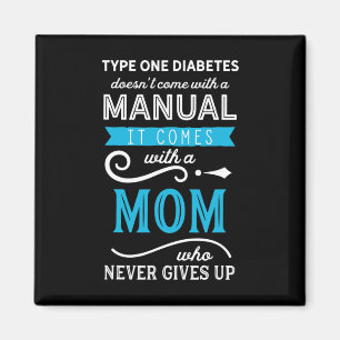 Typ 1 Diabetes enthält keine manuelle Mama Magnet