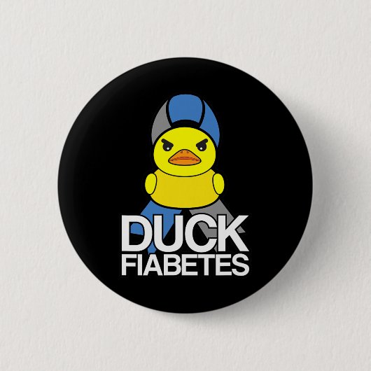 Typ 1 Diabetes Fiabetes T1d Aufklärung Button (Vorderseite)
