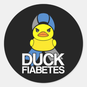 Typ 1 Diabetes Fiabetes T1d Aufklärung Runder Aufkleber