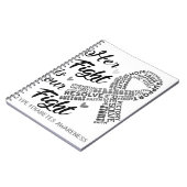 Typ 1 Diabetes Ihr Kampf ist unser Kampf Notizblock (Linke Seite)