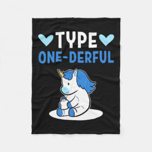 Typ 1 Diabetes Kinder Unikordiabetes Typ 1 D Fleecedecke