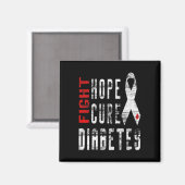 Typ 1 Diabetes - Kur Diabetes Magnet (Vorderseite/Rückseite)