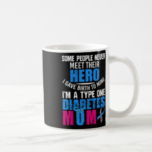 Typ 1 Diabetes Mama Mutter T1d Diabetisches Bewuss Kaffeetasse