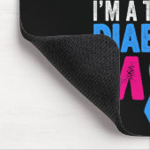 Typ 1 Diabetes Mama Mutter T1D Diabetisches Bewuss Mousepad (Ecke)