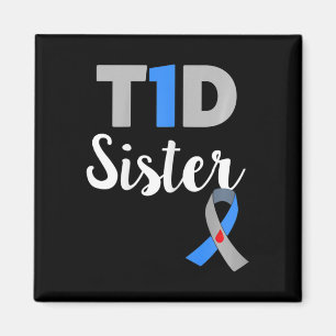 Typ 1 Diabetes Sensibilisierung für Schwesterschwe Magnet