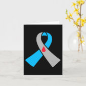 Typ 1 Diabetes-Sensibilisierungskampagne Abzeichen Karte (Gelbe Blume)